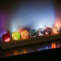 Luminous Cosmic Crystals - AstroGlow Orbs