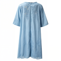 Stylish floral A-line dress with vest for women - Miray