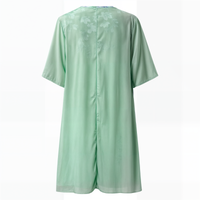 Stylish floral A-line dress with vest for women - Miray