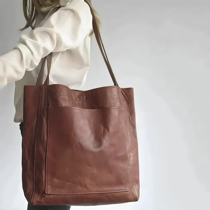 Stylish Leather Women's Bag - Sophie