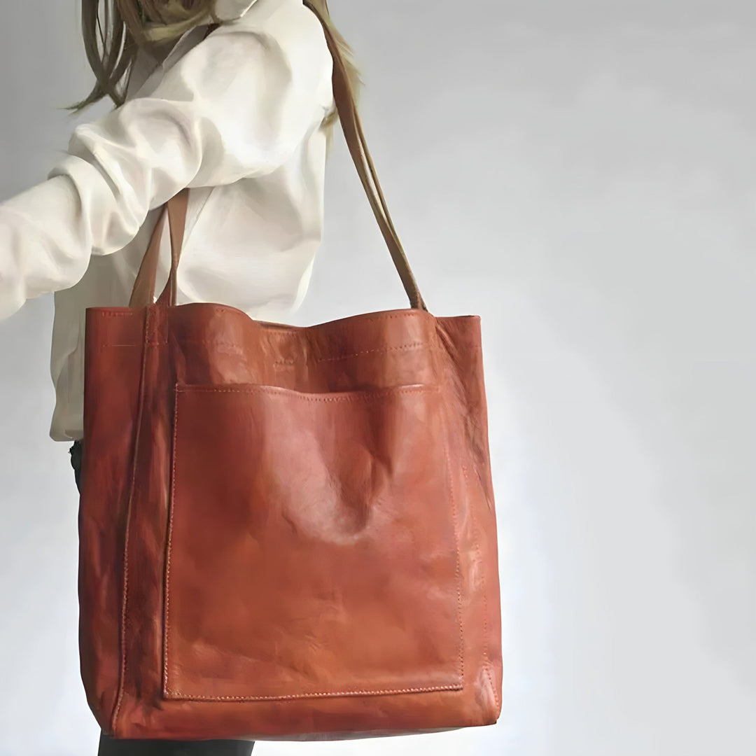 Stylish Leather Women's Bag - Sophie