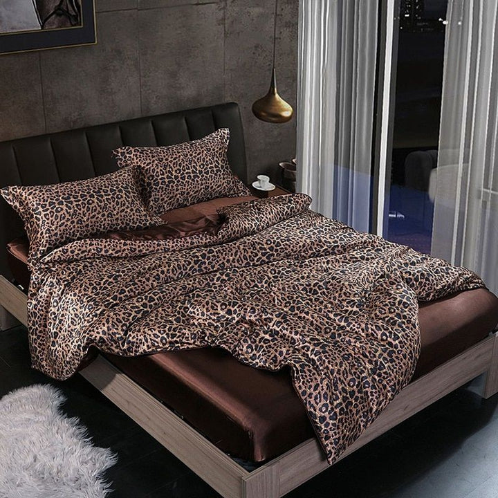 Luksusowy zestaw pościeli z jedwabiu/satyny (4-częściowy) - SilkSleep