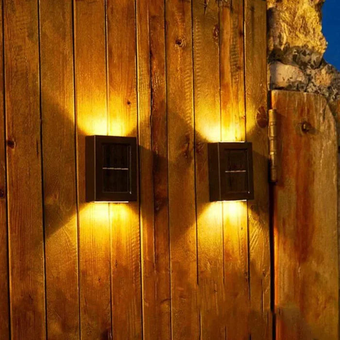 Nowoczesna i modna lampa ścienna ogrodowa - EcoShine