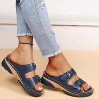 Orthopedic women's comfortable sandals with gel sole - Sofia