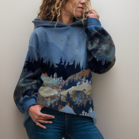Trendy Harajuku Hoodie met Urban Flair - Zayla