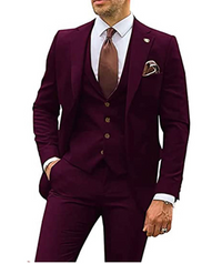 Stijlvolle Zakelijk Outfit voor Heren (Jas + Broek) - Victor