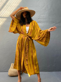 Kimono with tie belt - Leona