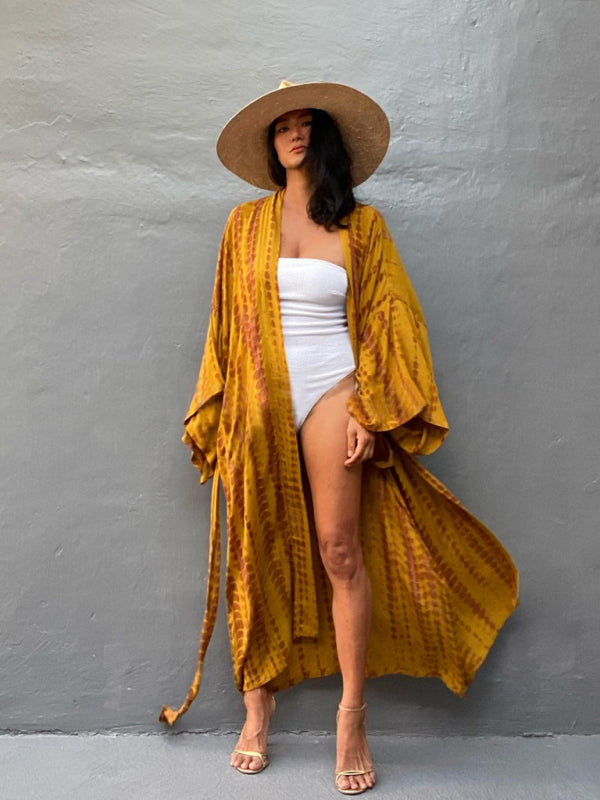 Kimono with tie belt - Leona