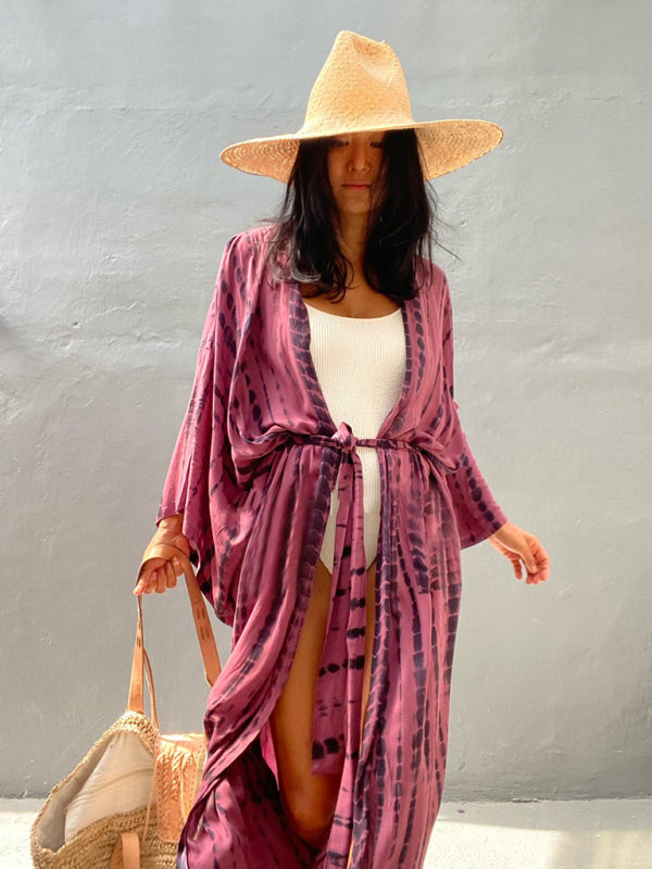 Kimono with tie belt - Leona