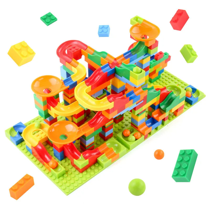 Creative Marble Run Building Set for Ages 3+ | Compatible Building Bricks 1