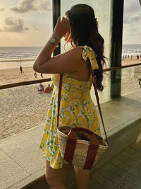 Summer Dress with Lemon Print – Lianne