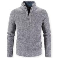 Stylish Men's Sweater with Half Zipper - SummitCraft