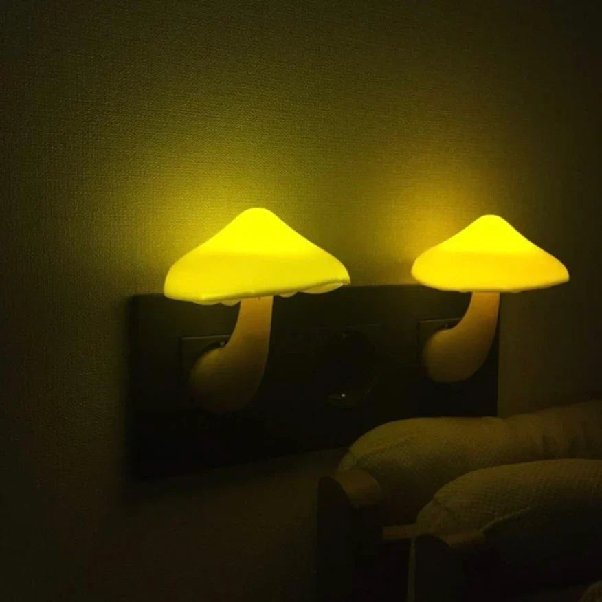 Plug-in Mushroom-Shaped Night Light – GlowShroom