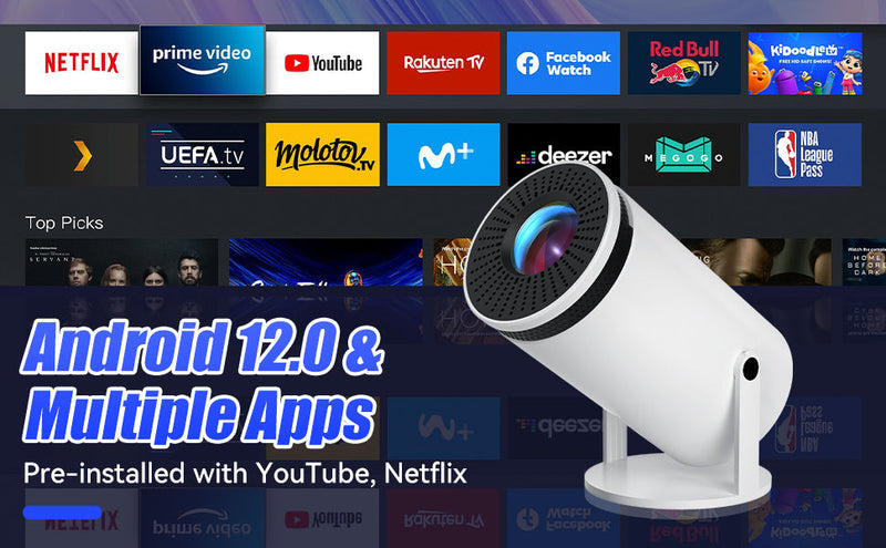 Portable Smart Projector - VisionCast 130X