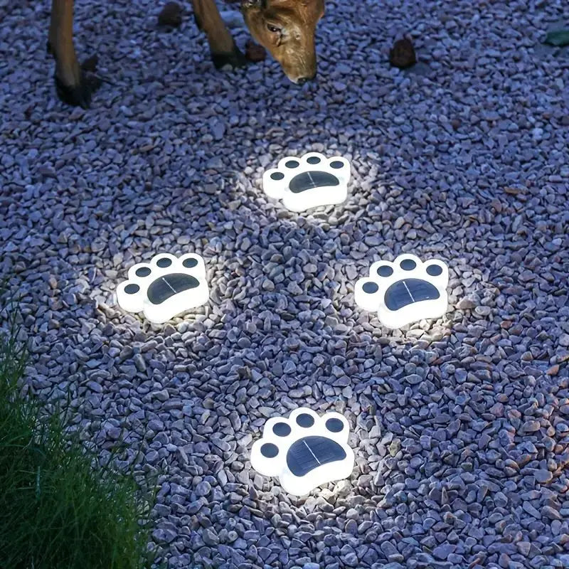 Wireless Solar Pawprint Garden Light - PawsGlow