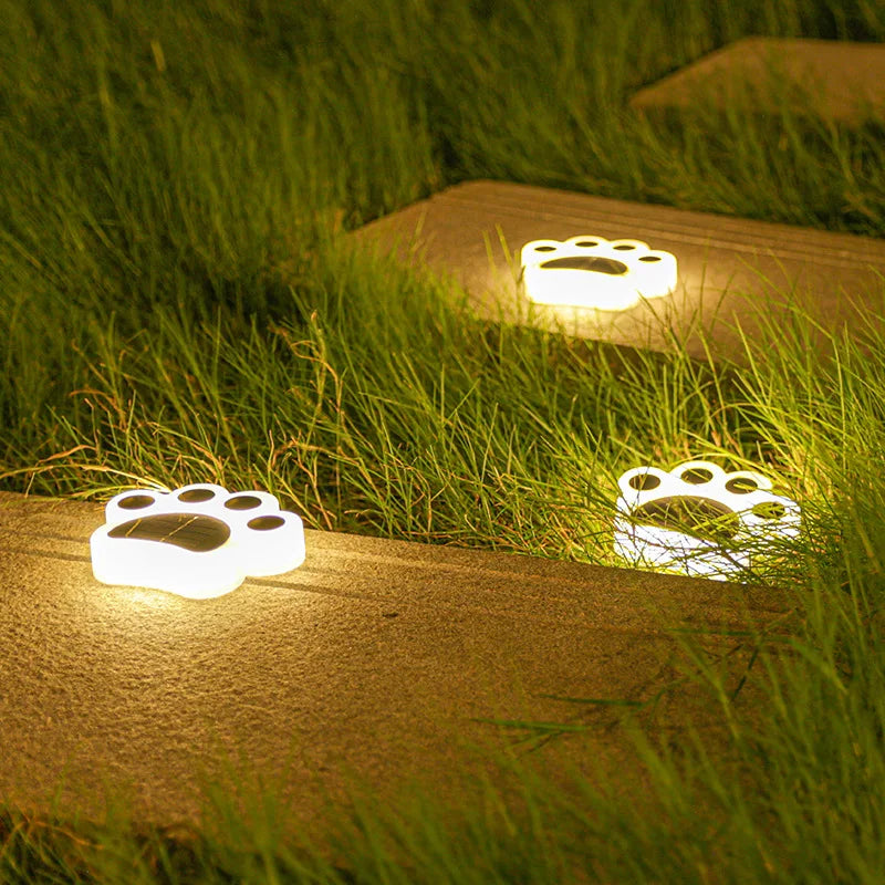 Wireless Solar Pawprint Garden Light - PawsGlow