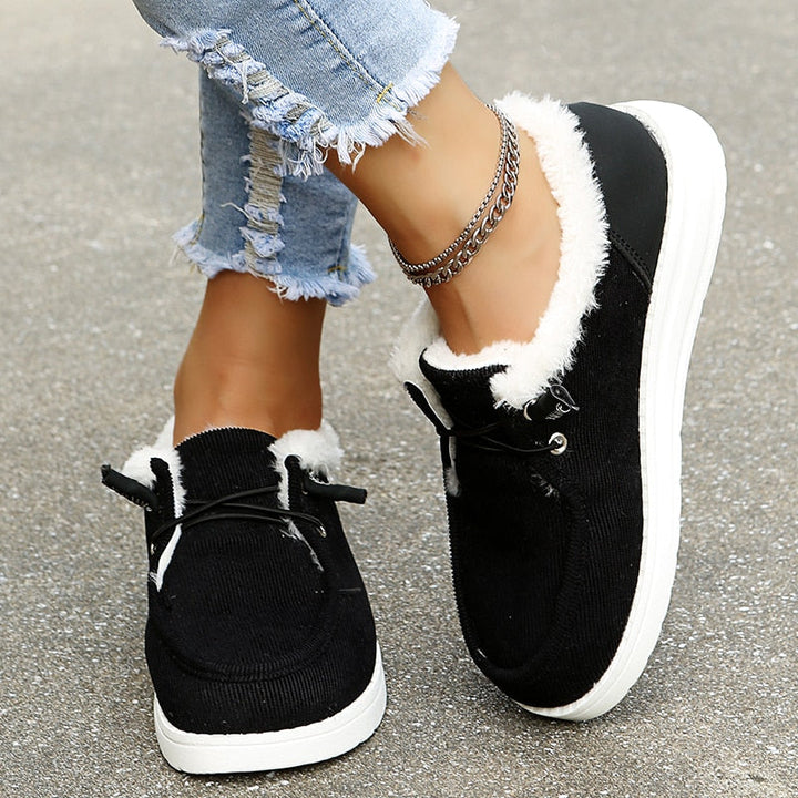 Dames Slip-On Winterlaarzen met Pluche Voering - Maren