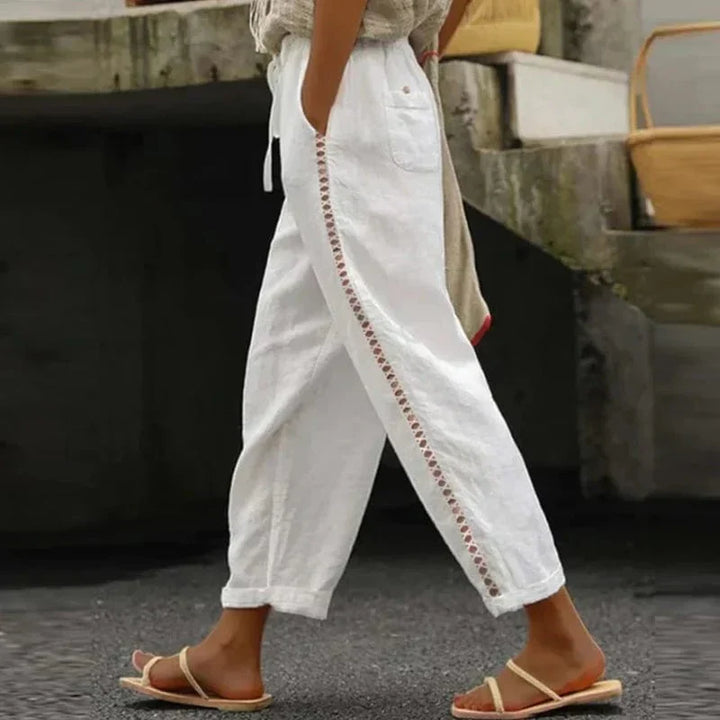 Boho Women's Summer Pants with Print – Solea