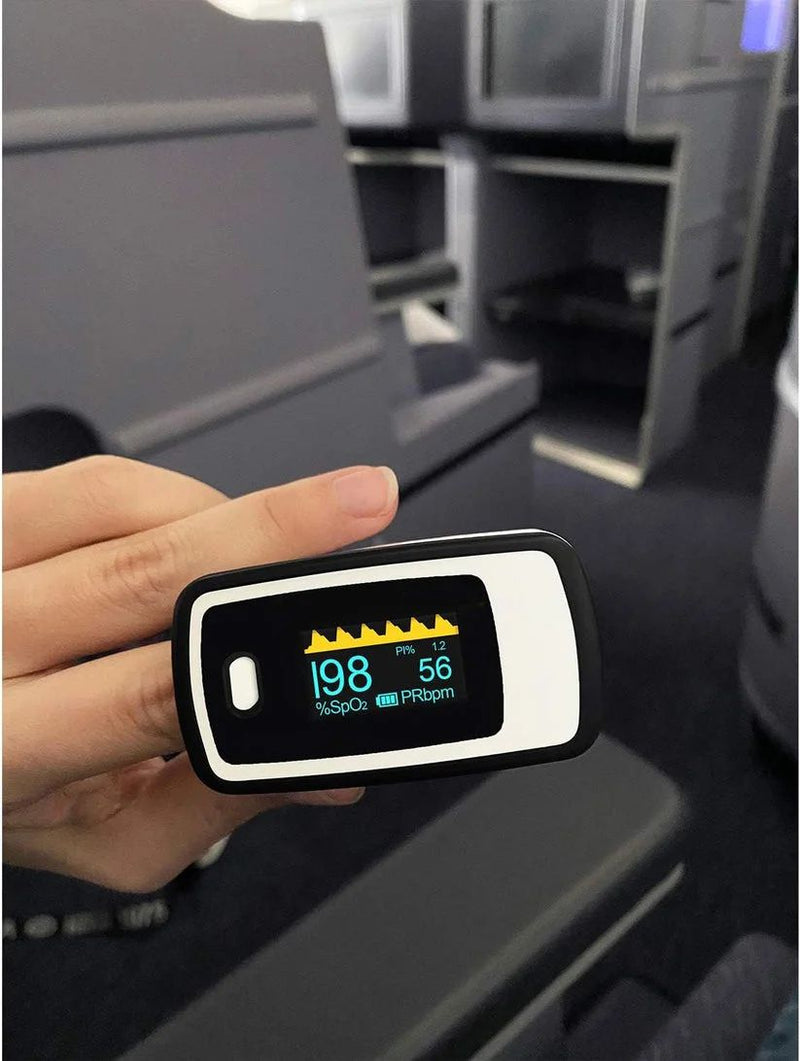 Non-Invasive Finger Pulse Oximeter with LED Display - PrecisionPulse