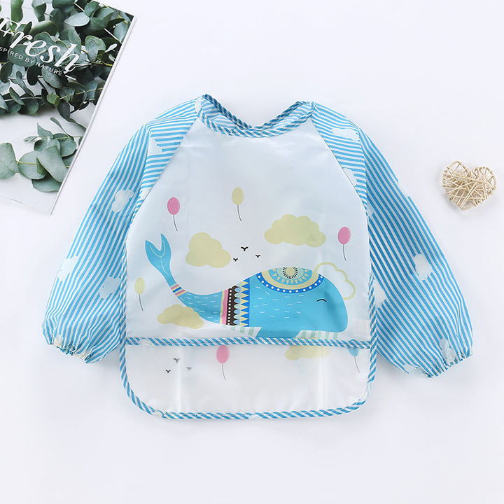 Waterproof Baby Bib with Sleeves