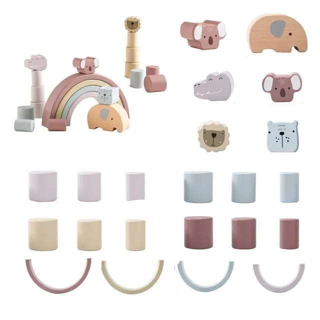 Montessori Wooden Play Set – Buildoro