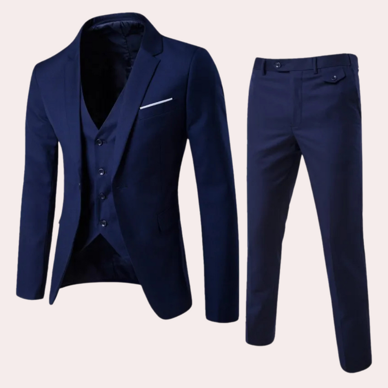 Three-Piece Formal Suit for Men - Leon