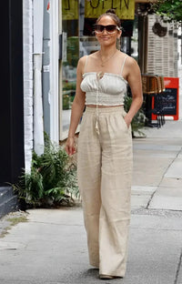 Light summer linen pants for women – Mira