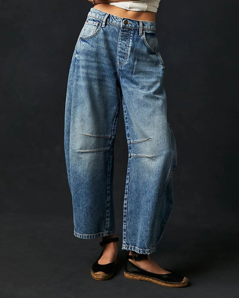 Women's Barrel-Cut Jeans – Maribel
