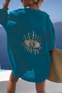 Summery Women's Tunic with Decorated Back – Serena