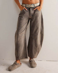 Women's Barrel-Cut Jeans – Maribel