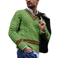 Sweter męski z dzianiny - Noah