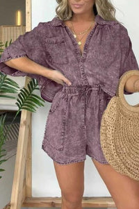Trendy Women's Summer Set with Short Sleeves – Isabelle