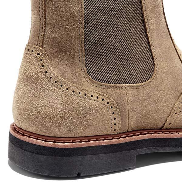 Men's Classic Chelsea Boots in Faux Leather with Elastic Insert – Neron