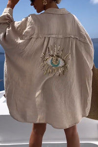 Summery Women's Tunic with Decorated Back – Serena