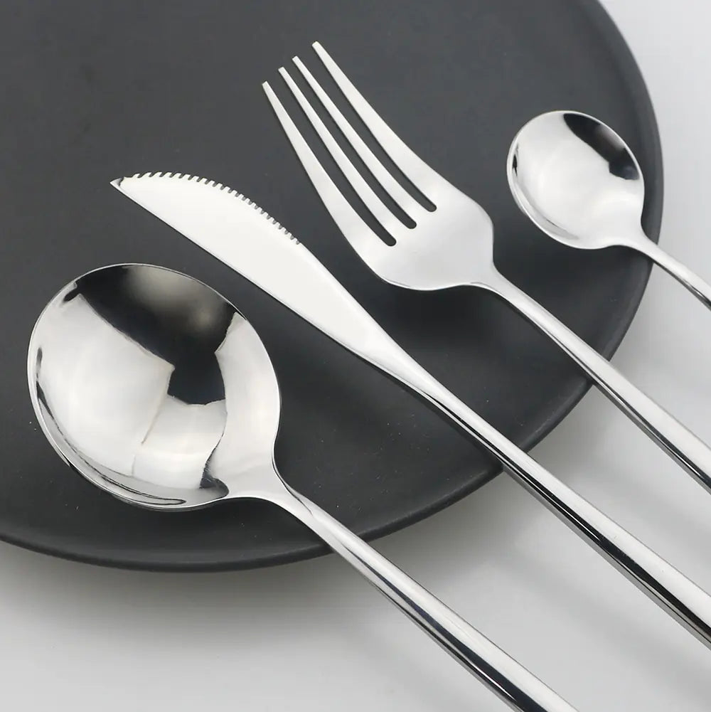 24-Piece Stainless Steel Cutlery Set – Aurinox