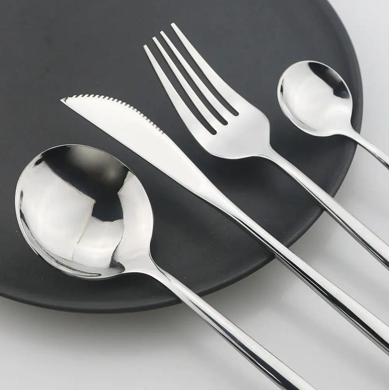 24-Piece Stainless Steel Cutlery Set – Aurinox