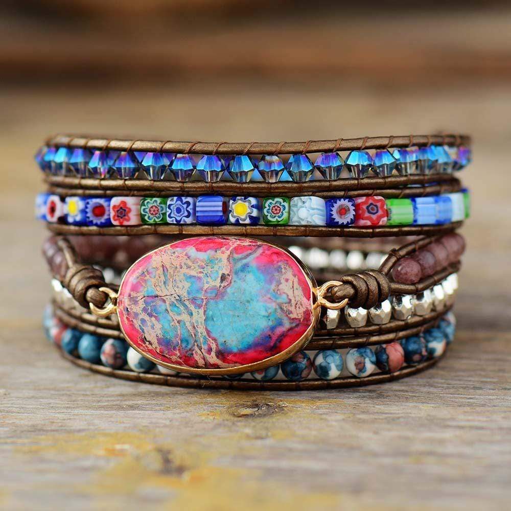 Flower Protection Wrap Bracelet - Flora