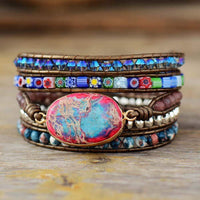 Flower Protection Wrap Bracelet - Flora