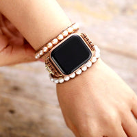 Zoetwaterparel Apple Watch Pasek Owijka - Elvianne