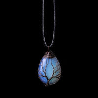 Opalite Drop Necklace - Elisia