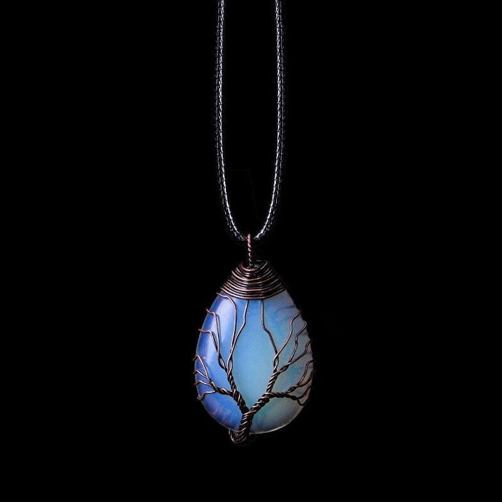 Opalite Drop Necklace - Elisia