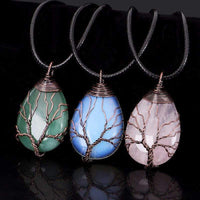 Opalite Drop Necklace - Elisia