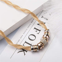 Braided Fashion Necklace - Lynora
