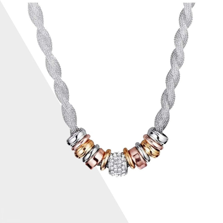 Braided Fashion Necklace - Lynora