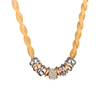 Braided Fashion Necklace - Lynora