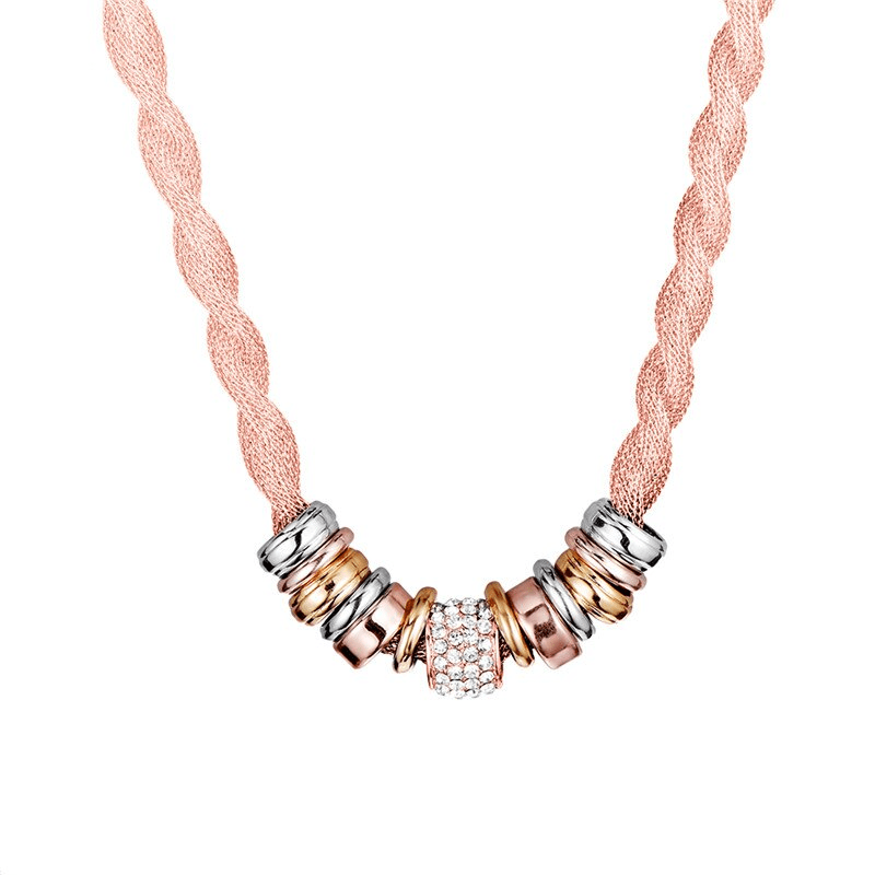 Braided Fashion Necklace - Lynora