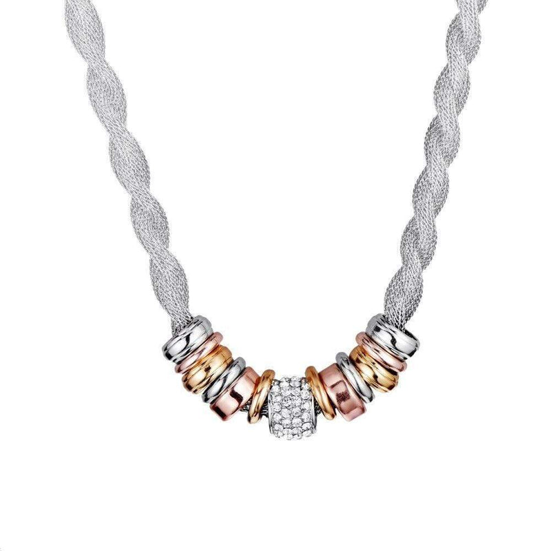 Braided Fashion Necklace - Lynora