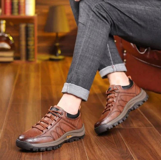 Stylish Men's Leather Comfort Shoes - Alexander