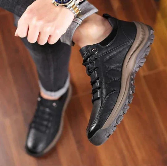 Stylish Men's Leather Comfort Shoes - Alexander