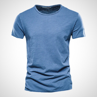 Klassiek ademend katoenen heren T-shirt – Marco